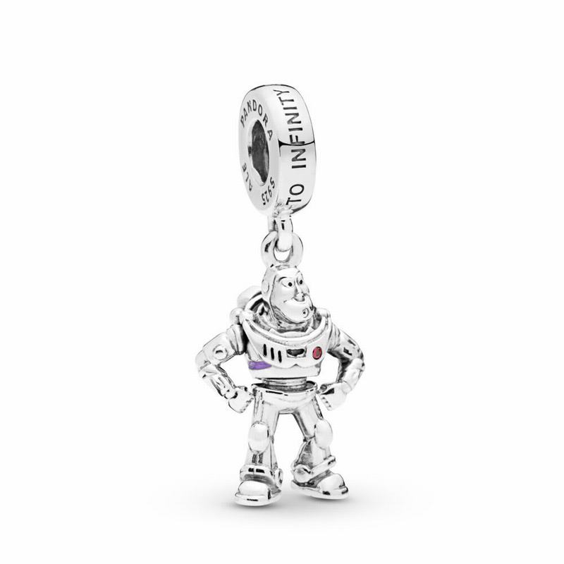 Pandora Disney Pixar, Toy Story, Buzz Lightyear Dangle Charm NZ Sale, Sterling Silver (128360-OPA)